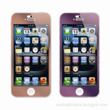 9H color tempered glass mobile phone screen film for iPhone 5/5s/5c
